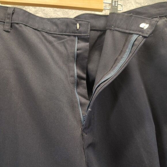 A+ By Sai Mens Uniform Cargo Pants 48X32 Blue Relaxed Straight Flat Front NWT - Picture 3 of 12